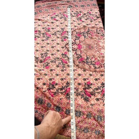 Tolani Flowy Floral Boho Kaftan Style Blouse - Picture 4 of 8